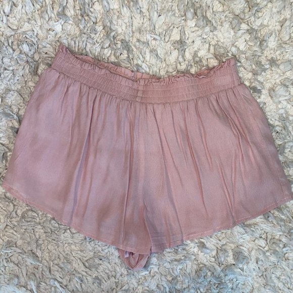 Forever 21 Pink Flowy Shorts - Picture 1 of 3